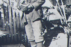 Willy with baseball gear (photo by Mimi)