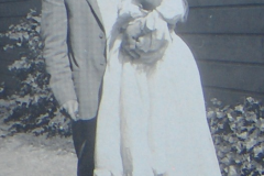 Frances' christening day (photo by Mimi)